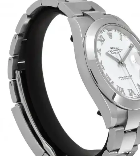 Prestigious Jewelers Datejust White Rolex 126300 0701